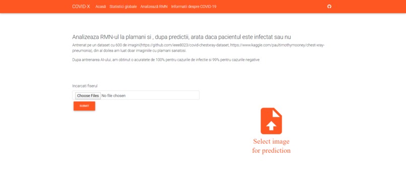 01_DOMENIULMEDICAL_COVID-X – screenshot 1