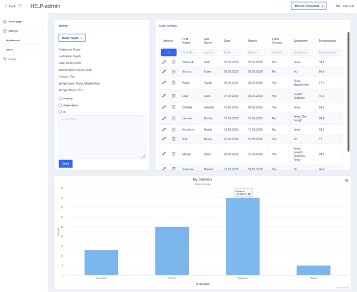 H.E.L.P. Health Environment for Living in Pandemia - 2.0 – screenshot 4
