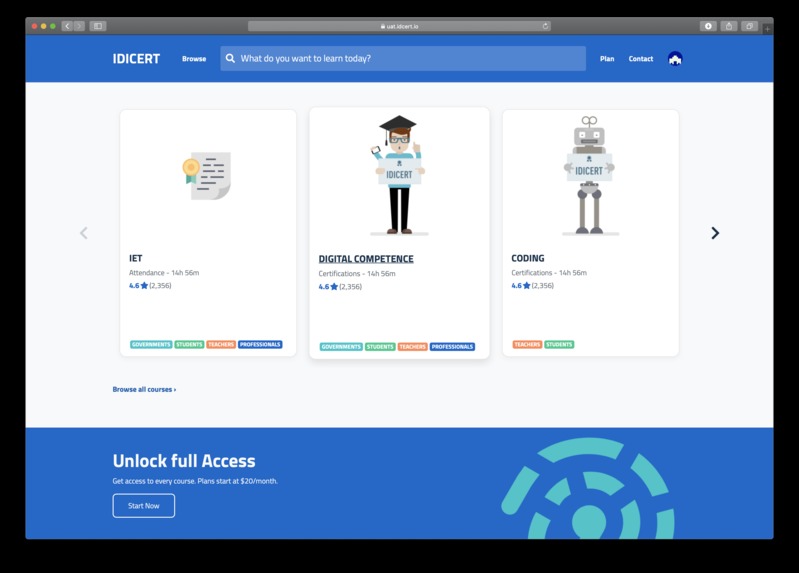 IDCERT - International Digital Certification – screenshot 3