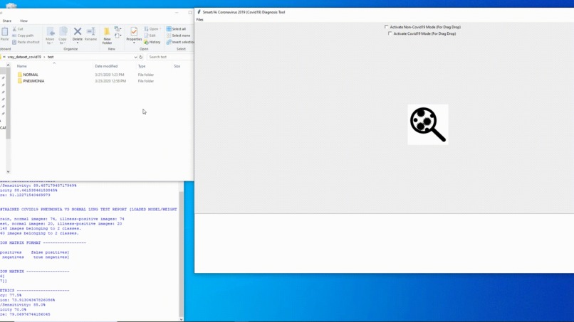 Smart Lung Scan Covid19 Detector (SLSCD) – screenshot 1
