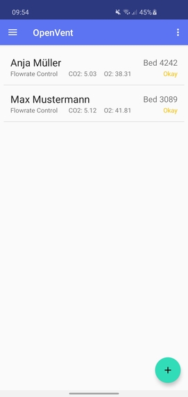 OpenVentSmartApplication – screenshot 2