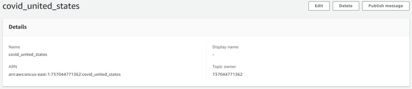 COVID-19 SNS/Email Notification – screenshot 1