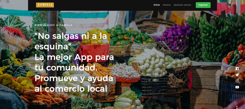 FAMILIA - T2 #HackTechCOVID – screenshot 1