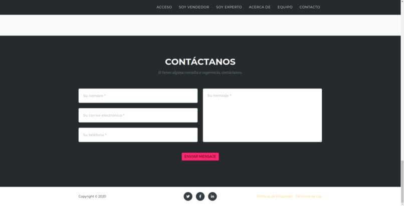 Centralización de productos y servicios - T2 #HackTechCOVID – screenshot 10