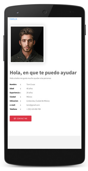 FAMILIA - T2 #HackTechCOVID – screenshot 2