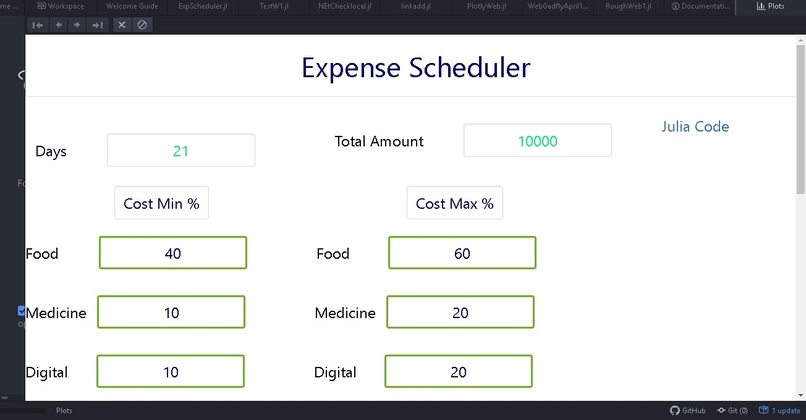 Expense Scheduler – screenshot 2