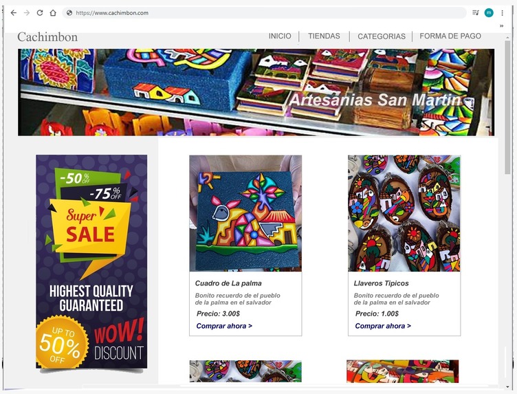 Cachimbón Mall (centro comercial virtual) – screenshot 1