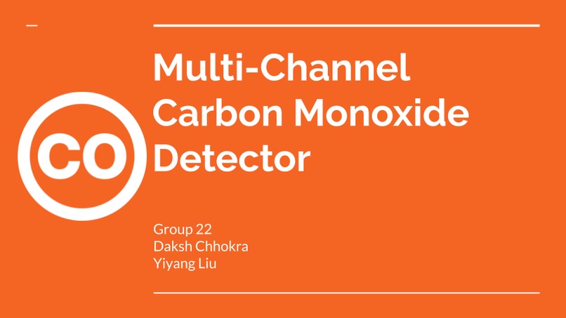 Multi-Channel Carbon Monoxide Detector – screenshot 1