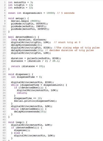 int motorPin = 3; – screenshot 1