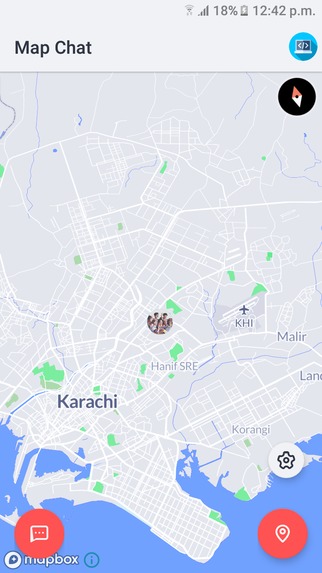 MapChat – screenshot 1