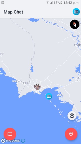 MapChat – screenshot 2