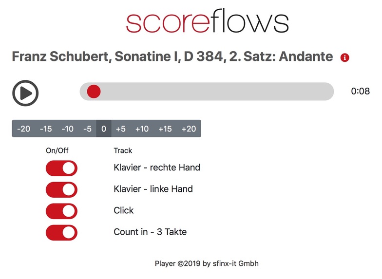 scoreflows - remote music teaching system – screenshot 1