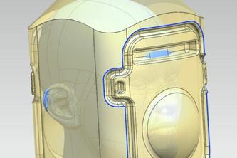 Free visor concept for mass distribution
