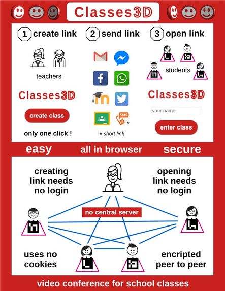 Classes3D - a virtual classroom with video conference! – screenshot 3