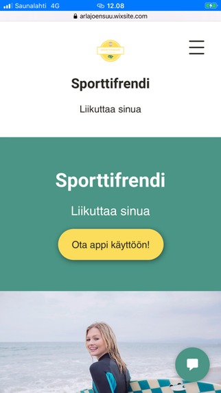 Sport & Friend App – screenshot 1