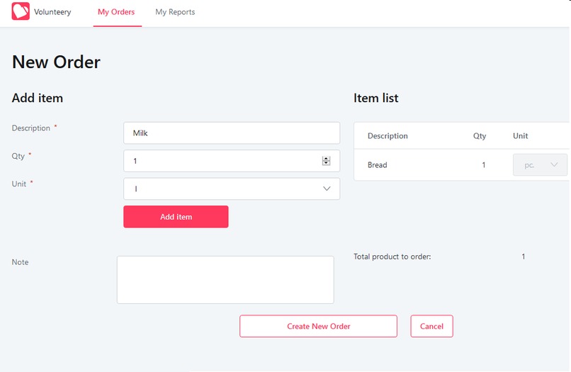 Volunteery – screenshot 2