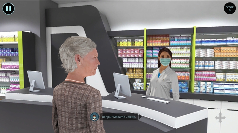 Coronavirus serious-games to health practitioners – screenshot 1