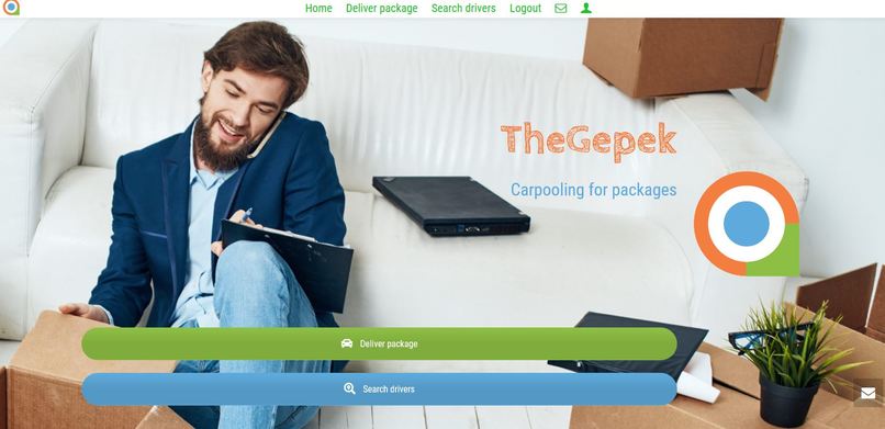 TheGepek - carpooling for packages – screenshot 1