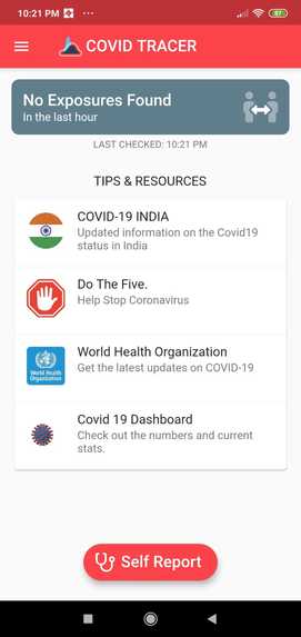 CovidTrace – screenshot 6