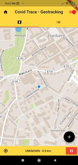 CovidTrace – screenshot 8