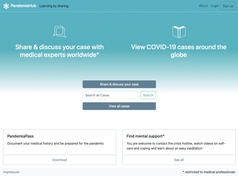 PandemiaHub – screenshot 1