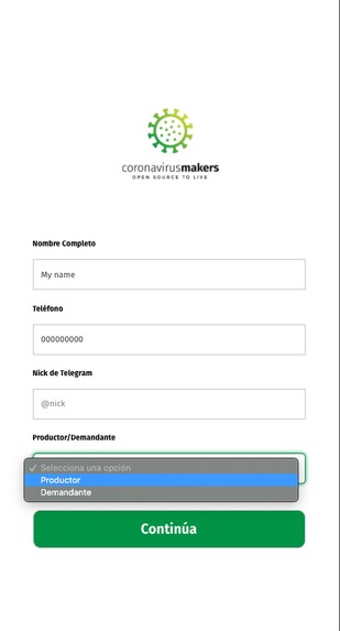 COV19Makers Logistica – screenshot 4