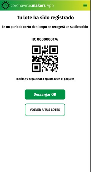 COV19Makers Logistica – screenshot 10