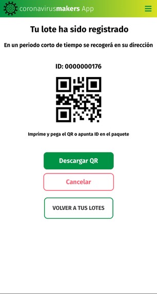 COV19Makers Logistica – screenshot 8