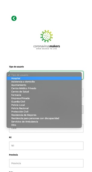 COV19Makers Logistica – screenshot 18