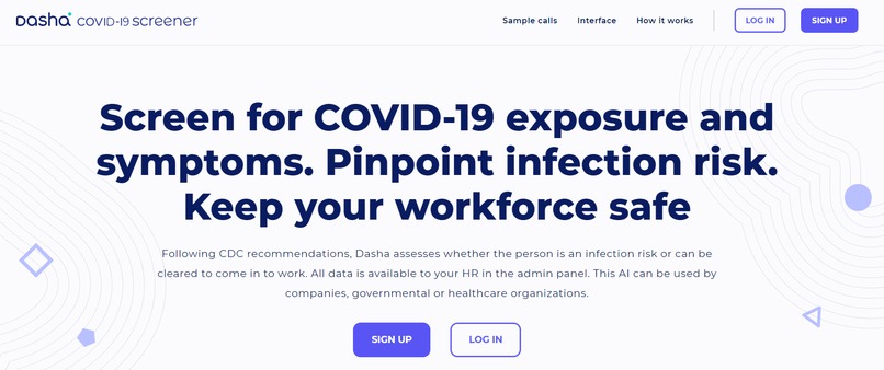 Dasha COVID-19 Screener – screenshot 1