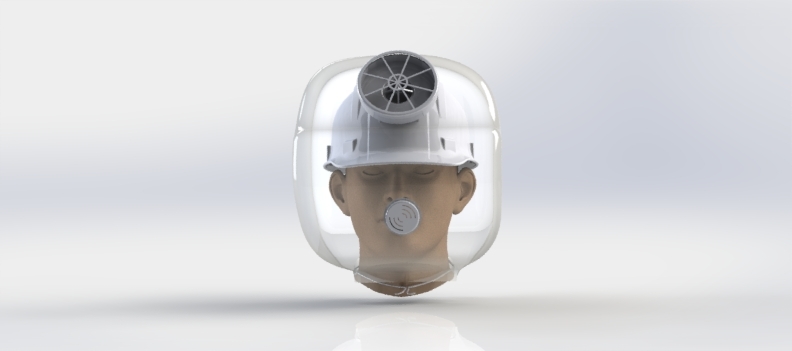 Breavid-19 the Disposable PAPR Hood – screenshot 3