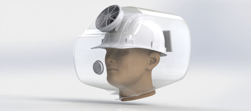 Breavid-19 the Disposable PAPR Hood – screenshot 6