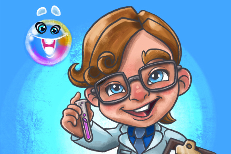 Bubbles and The King Corona / EGHI COVID-19 Children’s eBook – screenshot 1