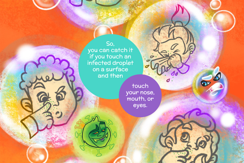 Bubbles and The King Corona / EGHI COVID-19 Children’s eBook – screenshot 5