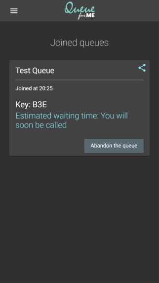 Queueforme – screenshot 2