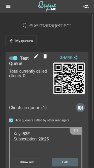 Queueforme – screenshot 5
