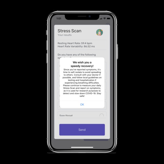 Healthzilla - COVID-19 Early Detection with an HRV App – screenshot 3