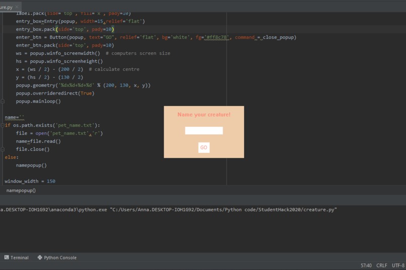 Pet creature idle game – screenshot 1