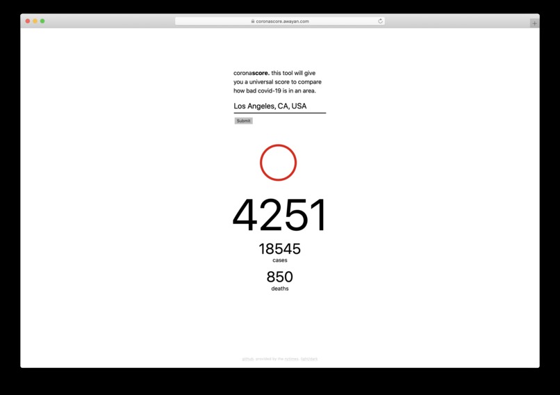 coronascore – screenshot 4
