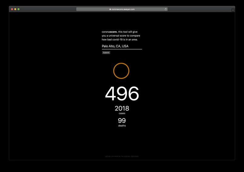 coronascore – screenshot 3