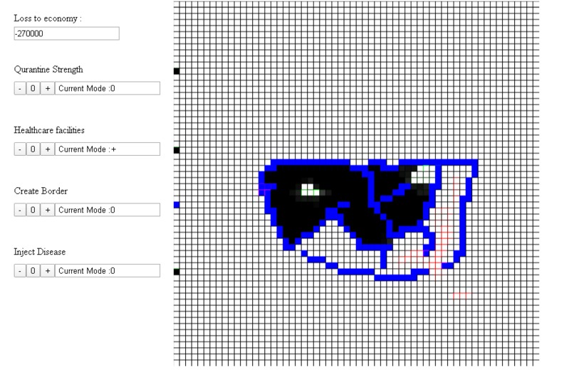 Disease Spread Simulator – screenshot 1
