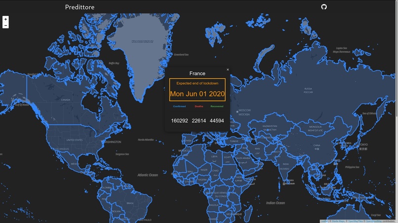 Predittore – screenshot 2