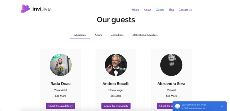 Invi.live – screenshot 3