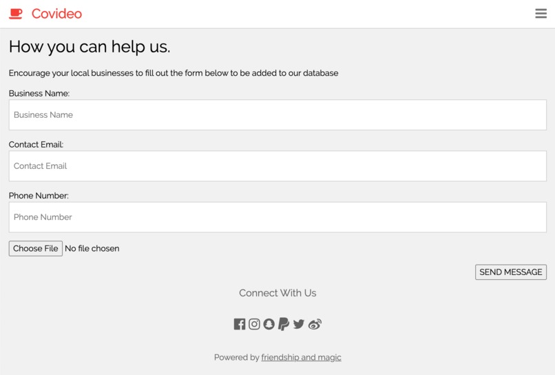 Covideo – screenshot 2
