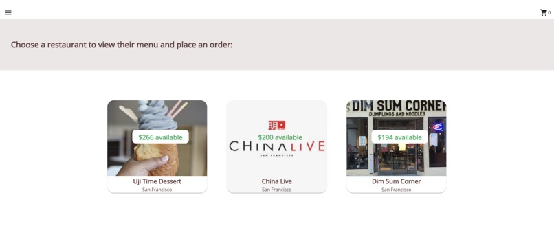 OpenMeal.org – screenshot 2