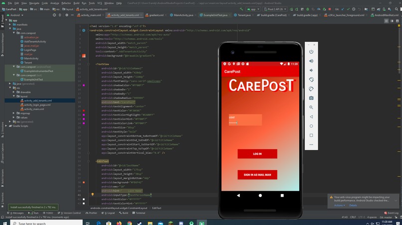 CarePost – screenshot 1