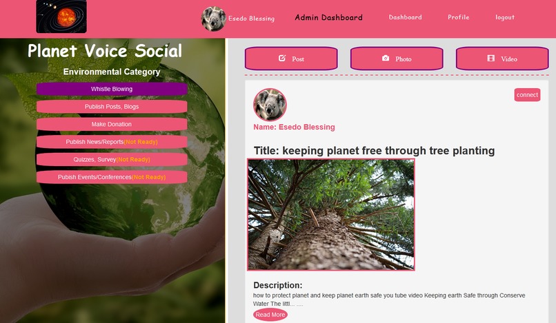 Planetry Voice Social – screenshot 2