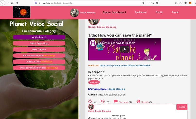 Planetry Voice Social – screenshot 3