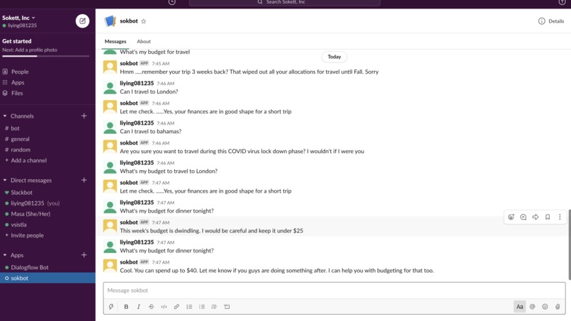 Sokett Google Assistant financial planner for Zoomers – screenshot 6
