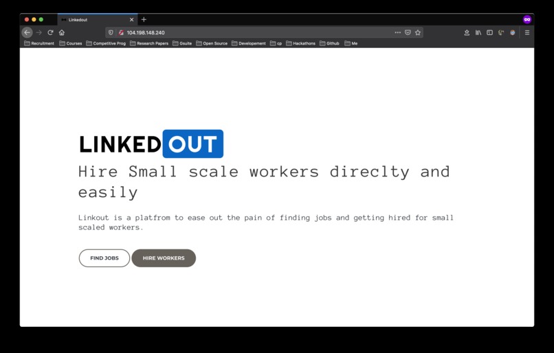 linkedout – screenshot 1